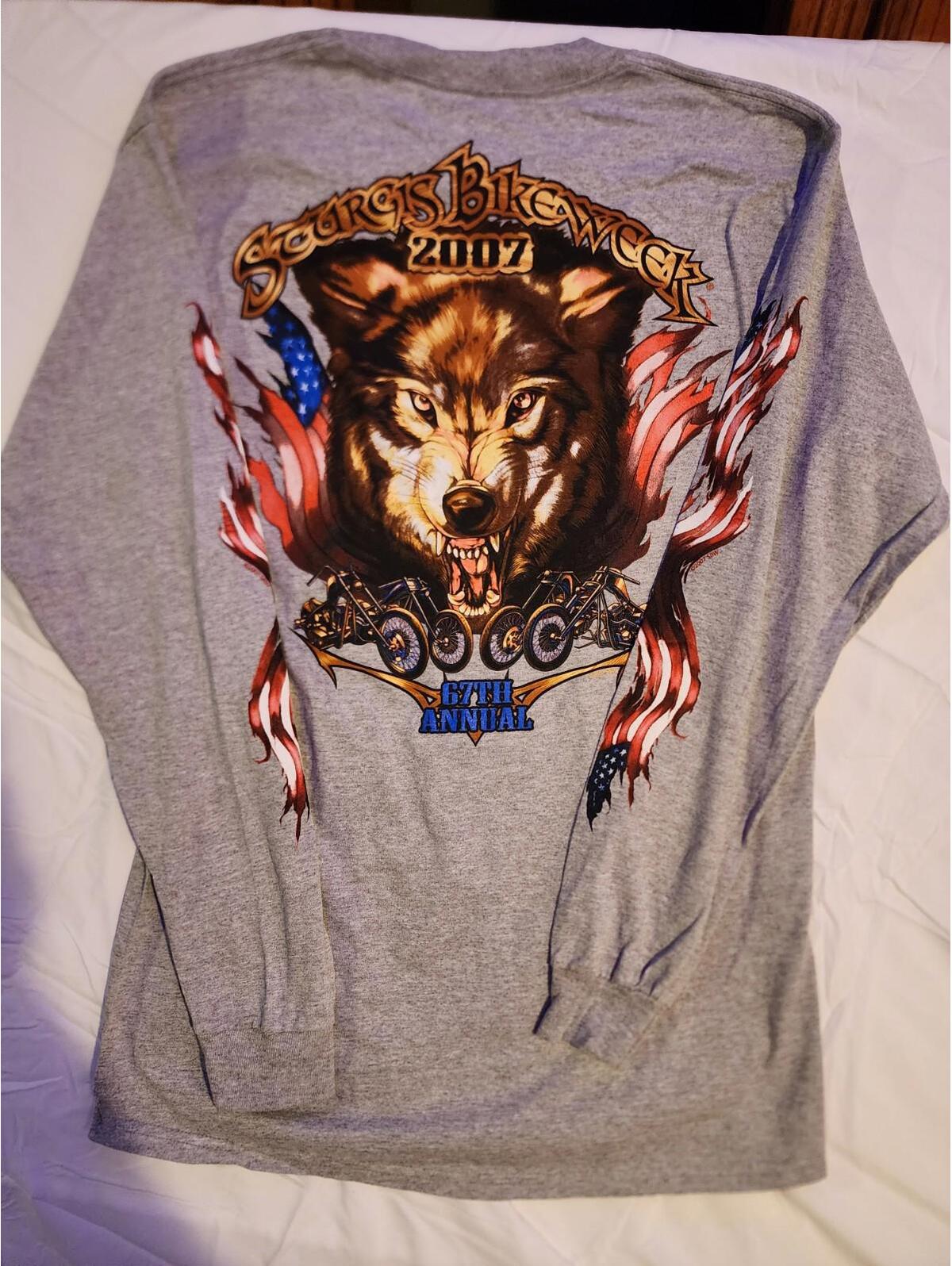 Nwt Delta Pro Weight Sturgis 2007 Long Sleeve T-Shirt — image 5 of 5